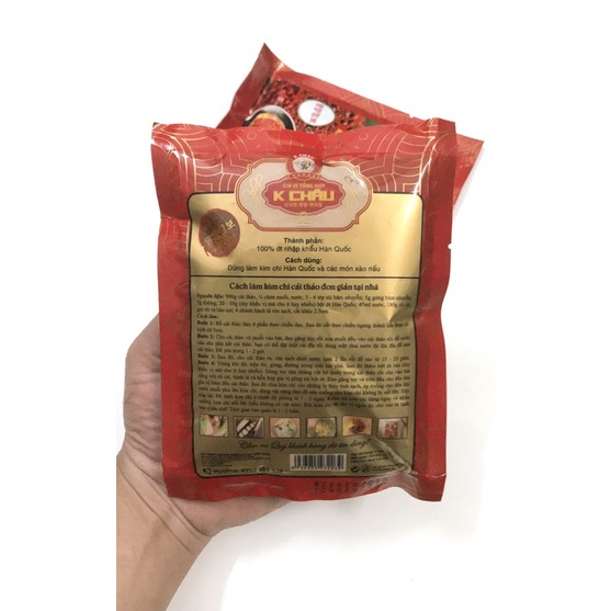 Bột ớt Hàn Quốc làm kim chi gói 100g