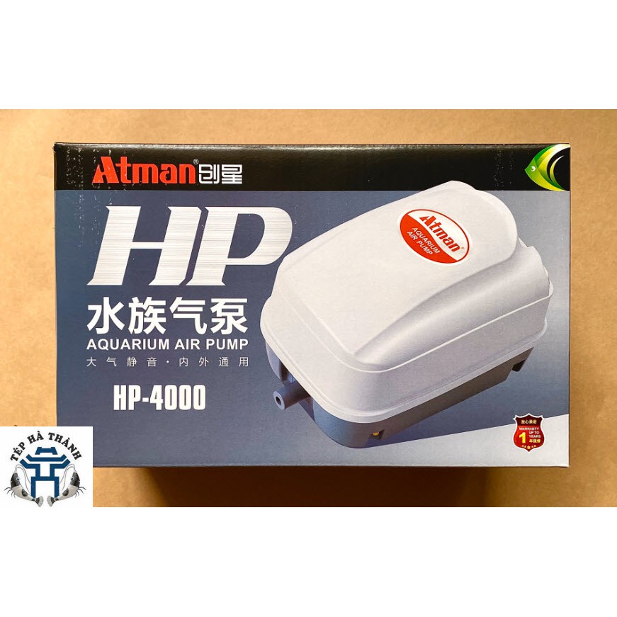 Máy Sủi Khí Atman HP-4000, 20W-35L/min.