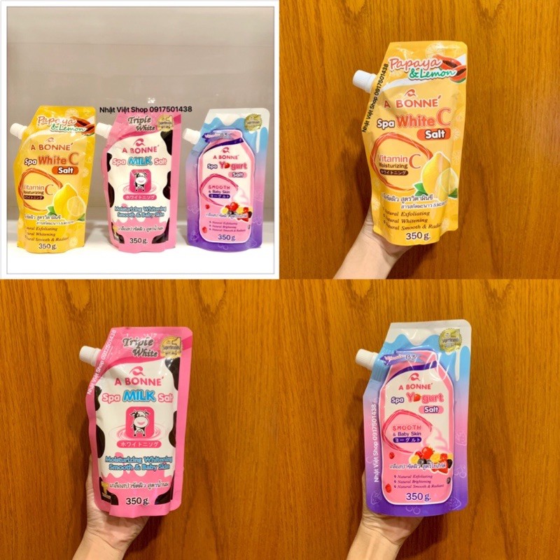 [Hàng chính hãng] Muối tắm tẩy tế bào chết ABONNE Thái Lan 350g