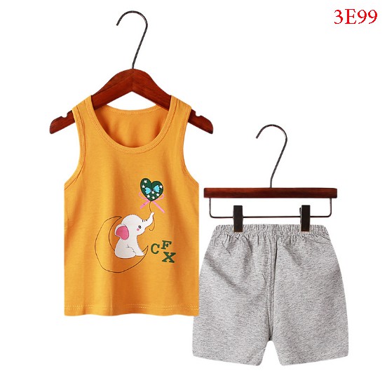Set bộ quần áo ba lỗ hình cho bé (12 - 33kg) Bloo Store