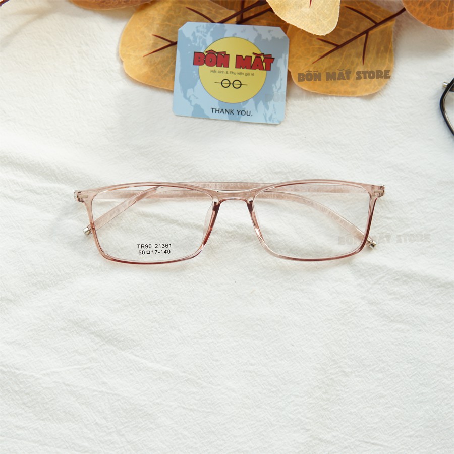 Gọng kính vuông dẻo Hàn Quốc 21361 (Tặng Kèm Hộp Khăn) | BigBuy360 - bigbuy360.vn