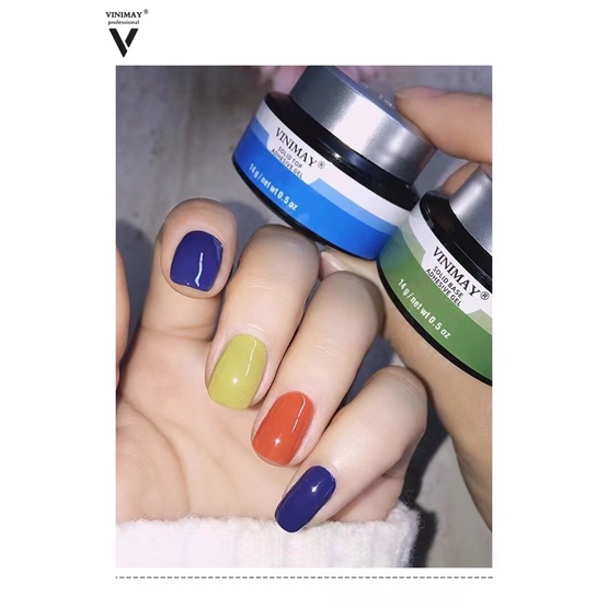 sơn gel nhũ liên kết top cường lực vinimay 14g