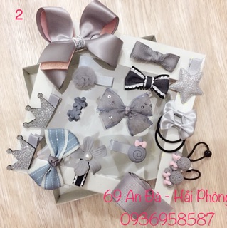 Bộ cặp tóc cho bé gái Hàn Quốc