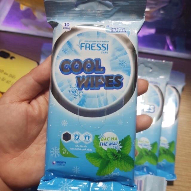 Khăn ướt fressi care cool 10 miếng