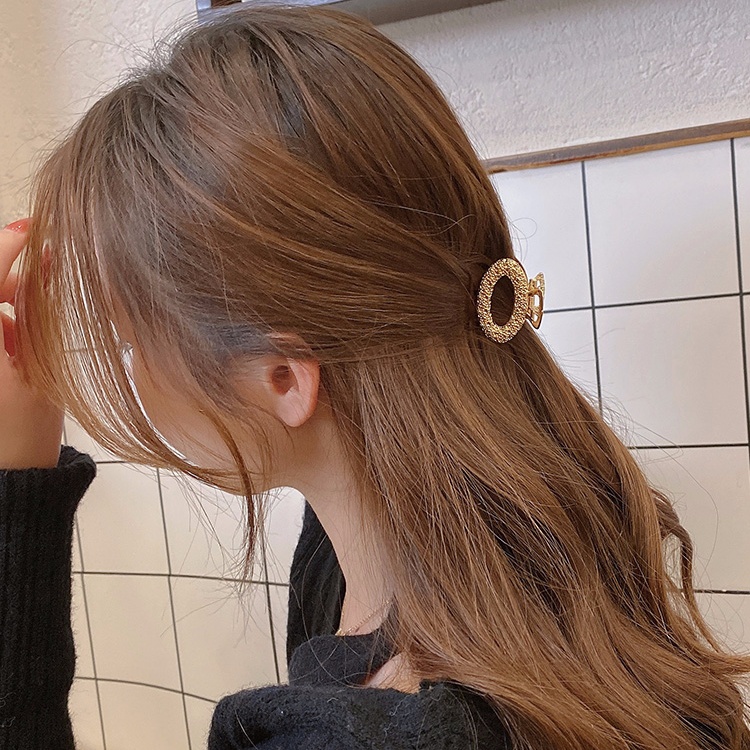 Kẹp Tóc Hình Nơ / Vuông / Trái Tim Đơn Giản Dễ Thương Phong Cách Hàn Quốc