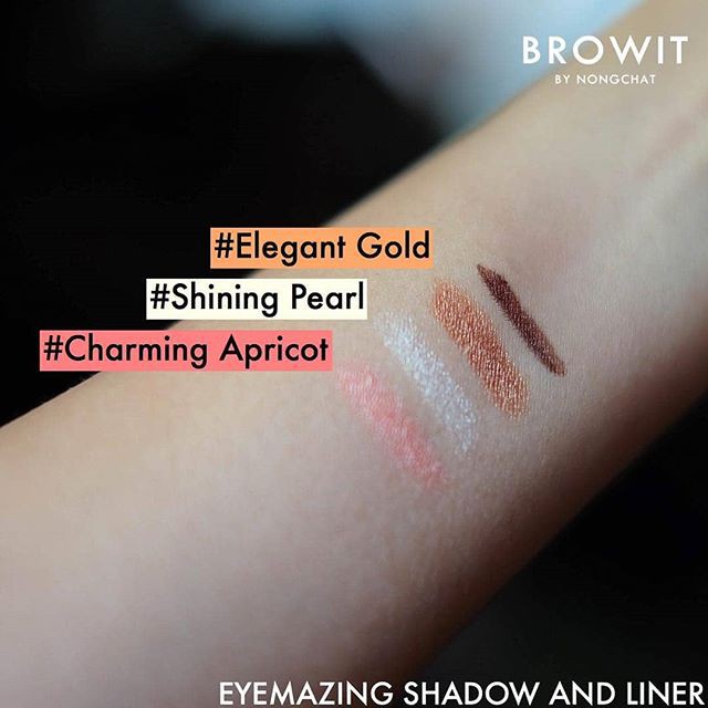 (Auth Thái) Bút sáp mắt và kẻ mắt 2in1 Browit Eyemazing Shadow and Liner 0.60g + 0.85ml