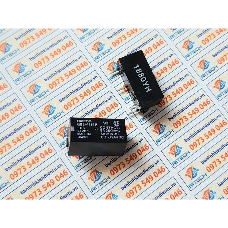 Rơ Le G6B-1114P-US Omron 24VDC 5A 4 chân