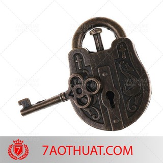 Đồ chơi IQ kim loại: Ổ khóa cổ+video hướng dẫn miễn phí