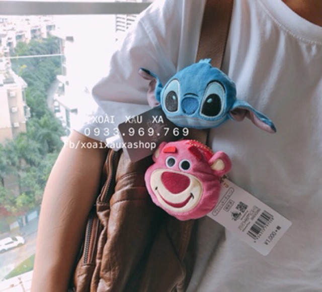 MÓC KHÓA GẤU BÔNG TREO TÚI XÁCH, BALO CÓ NGĂN KÉO NHỎ