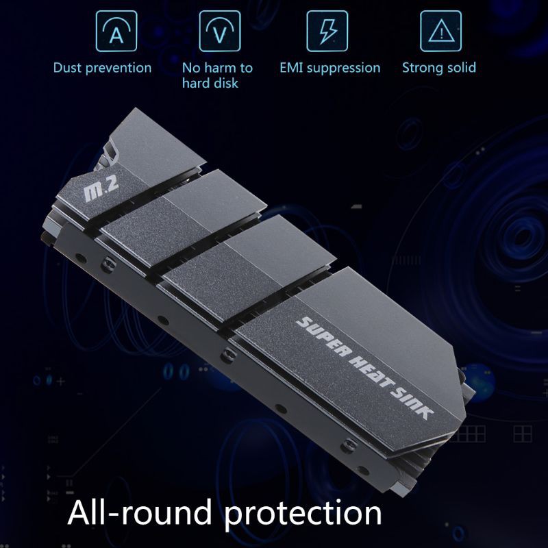 1 Bộ Tản Nhiệt M.2 Ssd Nvme Ngff Cho M2 2280