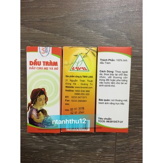 Dầu tràm LAVA- Dầu cho Mẹ và Bé