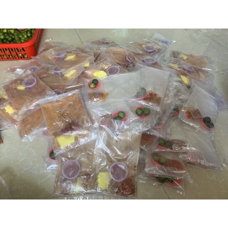 combo bánh tráng dẻo tôm bơ