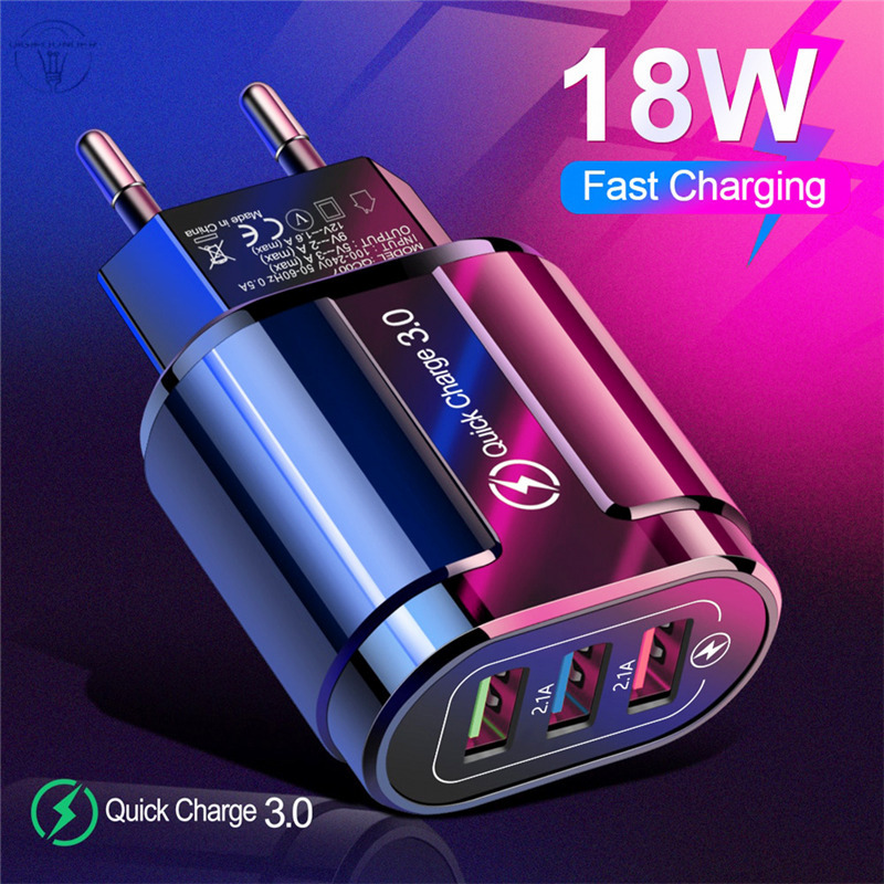 Củ sạc nhanh qc3.0 usb chất lượng cao cho điện thoại Bộ sạc dự phòng