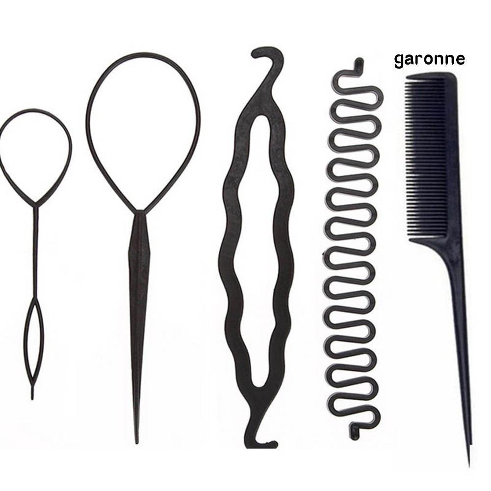 Set 5 Dụng Cụ Tạo Kiểu Tóc Thời Trang Tiện Lợi Cho Nữ