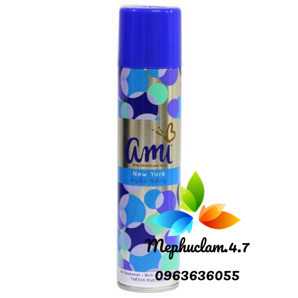 [1 chai ] xịt phòng Ami 280ml các mùi