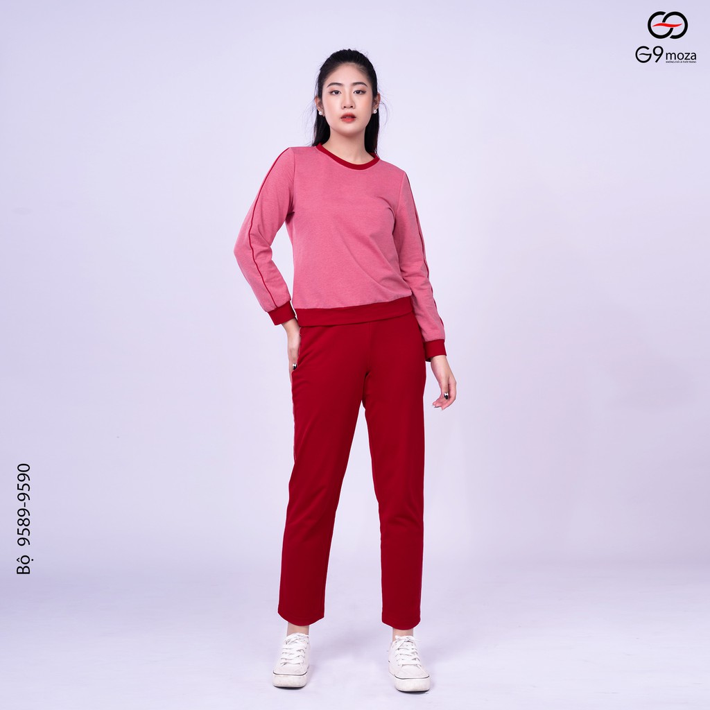 Bộ cotong da cá nữ 9589-9590 G9moza