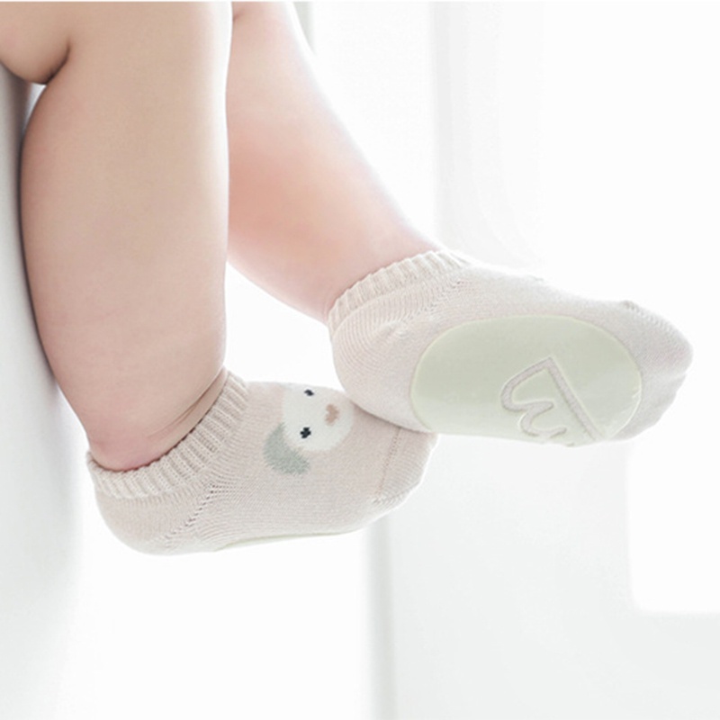 Vớ Cotton Mỏng Thoáng Khí Chống Trượt Thoải Mái Cho Bé