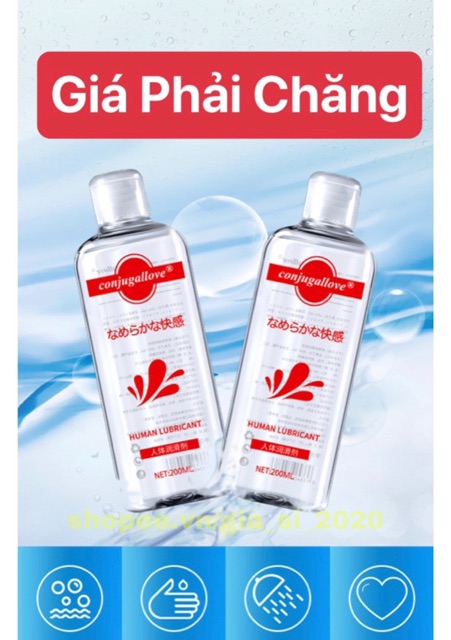 Gel Bôi Trơn Nhật Bản Conjugallove 200ml Sệt Lâu khô