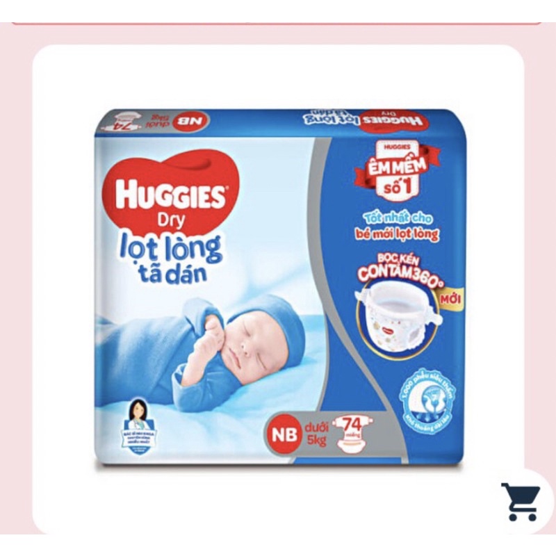 Tã /Bỉm quần /Dán Huggies NB74/S56/M74/L68/XL62/XXL56.(đệm mây 4 chiều )