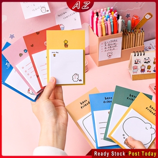 Giấy ghi chú có keo tự dính họa tiết hoạt hình sử dụng tiện lợi