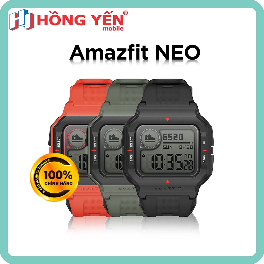 Đồng hồ thông minh Xiaomi Amazfit NEO - Hàng Chính Hãng Digiworld Phân Phối - Bảo Hành 12 Tháng