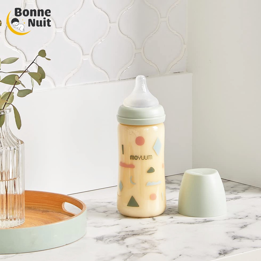 Bình sữa Moyuum hoạ tiết Mây cực xinh