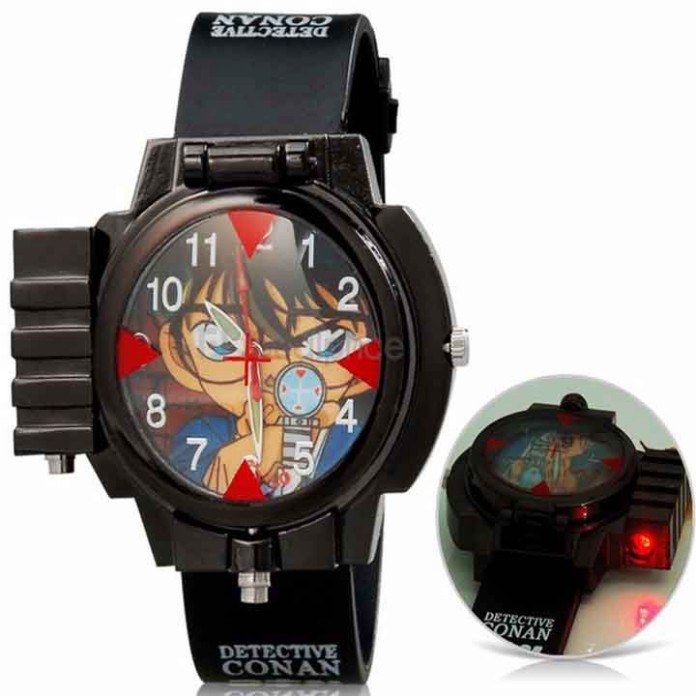Đồng hồ trẻ em Conan Thám Tử Lừng Danh đeo tay bắn laser định vị anime