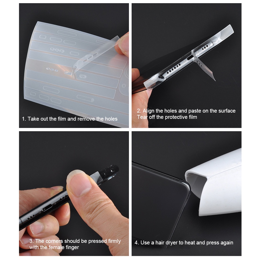 Phim Dán Bảo Vệ Khung Viền TPU Hydrogel Mặt Nhám Cho iPhone 14 Plus 13 12 Pro Max 13 Mini X XS XR XS 6 7 8 SE 2020