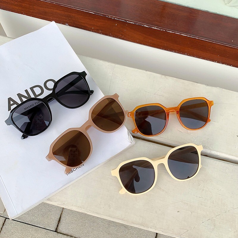 Măt Kính Unisex Nam nữ form đa giác 9800 Phong Cách Hàn Quốc - Hata24h