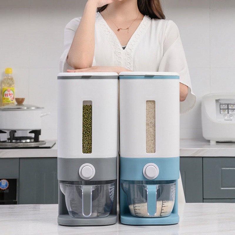 THÙNG ĐỰNG GẠO THÙNG GẠO THÔNG MINH MẪU MỚI 12KG KÈM KHAY ĐỰNG TRỨNG