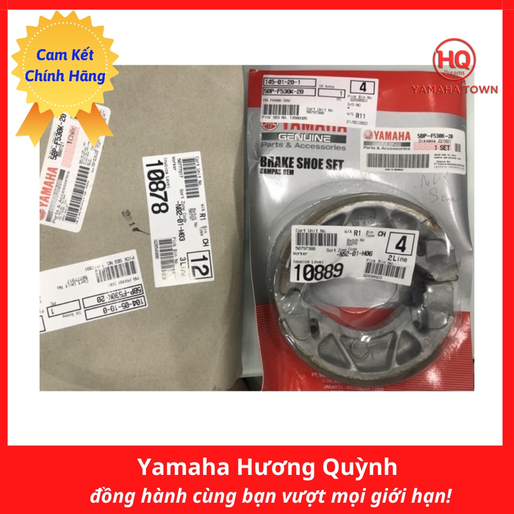Bố thắng - Má phanh sau chính hãng Yamaha dùng cho xe NVX - Yamaha town Hương Quỳnh