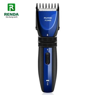 Tông đơ cắt tóc dùng pin sạc Flyco FC5809 có chức năng tùy chỉnh độ dài lược căn khi cắt, tỉa tóc