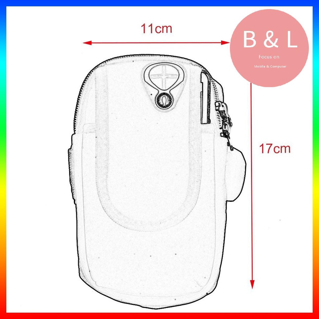 Túi Đựng Điện Thoại Đeo Cánh Tay Chống Thấm Nước 5.5 &quot;