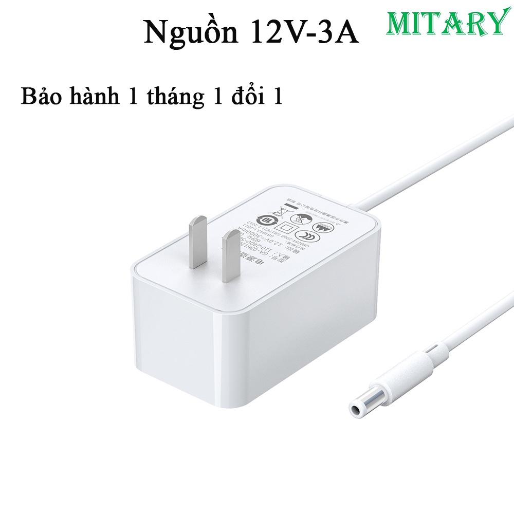 [Hàng chất lượng cao] Nguồn DC 12V-3A chiều dài dây 150cm