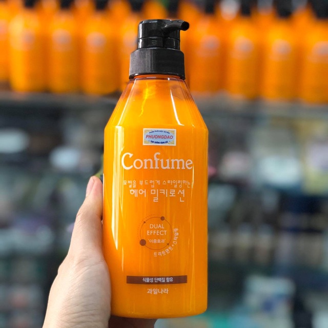 Xả Khô Confume Welcos Hair Lotion cho tóc xoăn