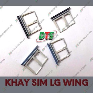 Khay sim lg Wing màu đen, bạc