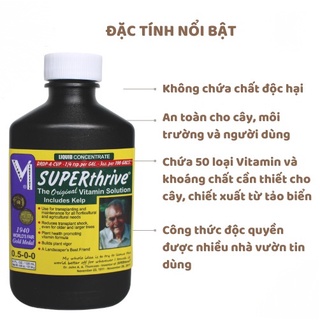 Thuốc kích rễ SuperThrive 60ml nhập khẩu Mỹ – Vitamin siêu kích rễ, nẩy chồi, tăng trưởng cho hoa lan,cây cảnh
