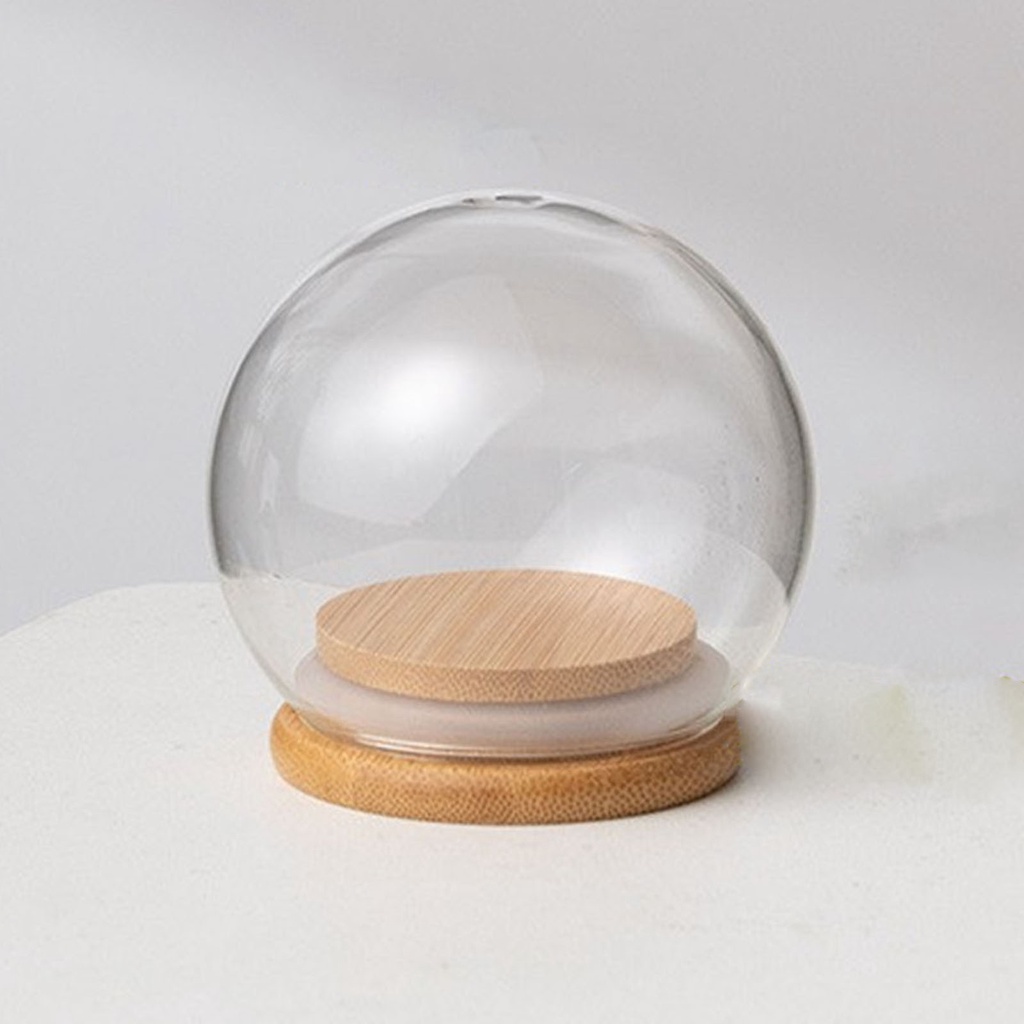 Bình thủy tinh có nắp đậy trang trí nội thất hiện đại