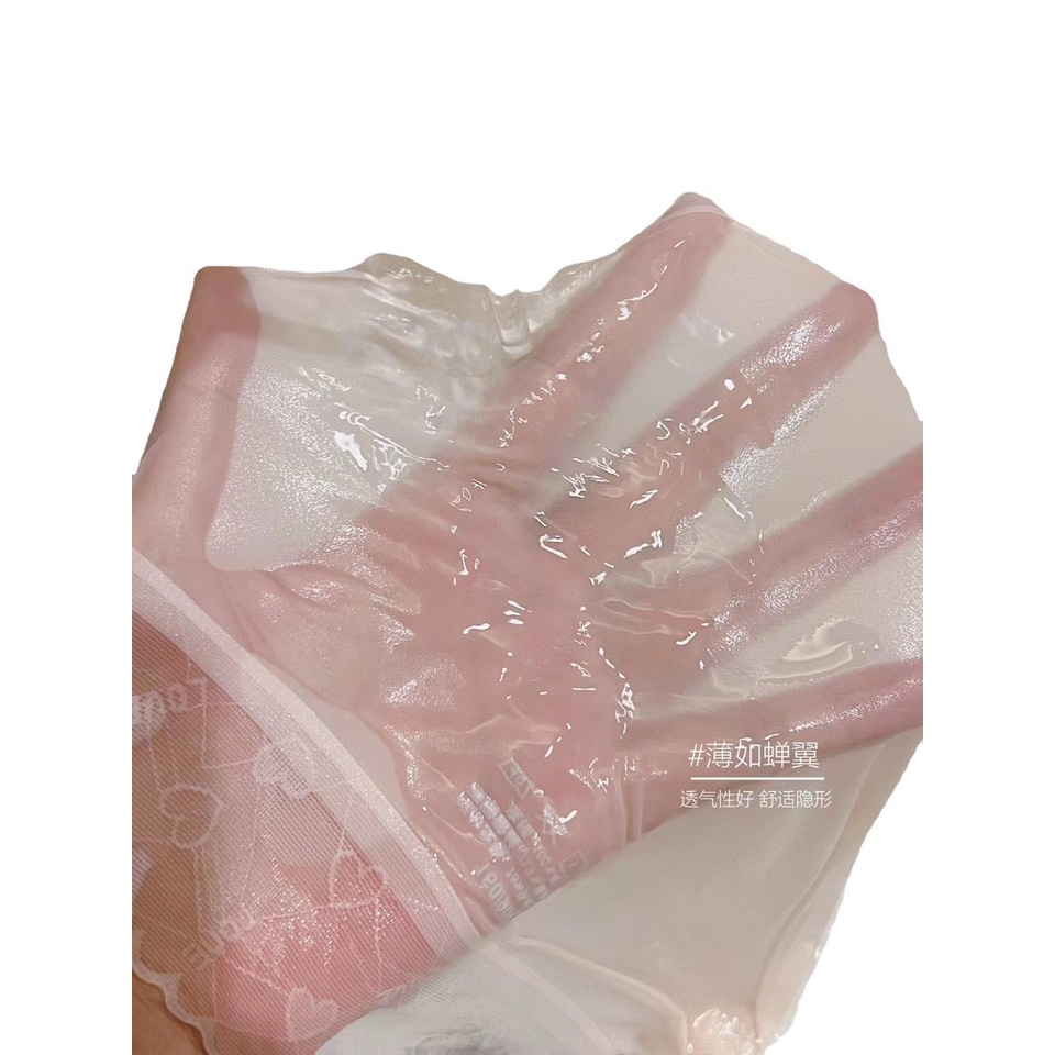 Quần Lót Lụa Băng Tàng Hình Kết Hợp Ren Lưới Cạp Cao Kháng Khuẩn Không Lộ Viền Hàng Loại 1