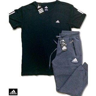 Bộ áo thun quần dài adidas