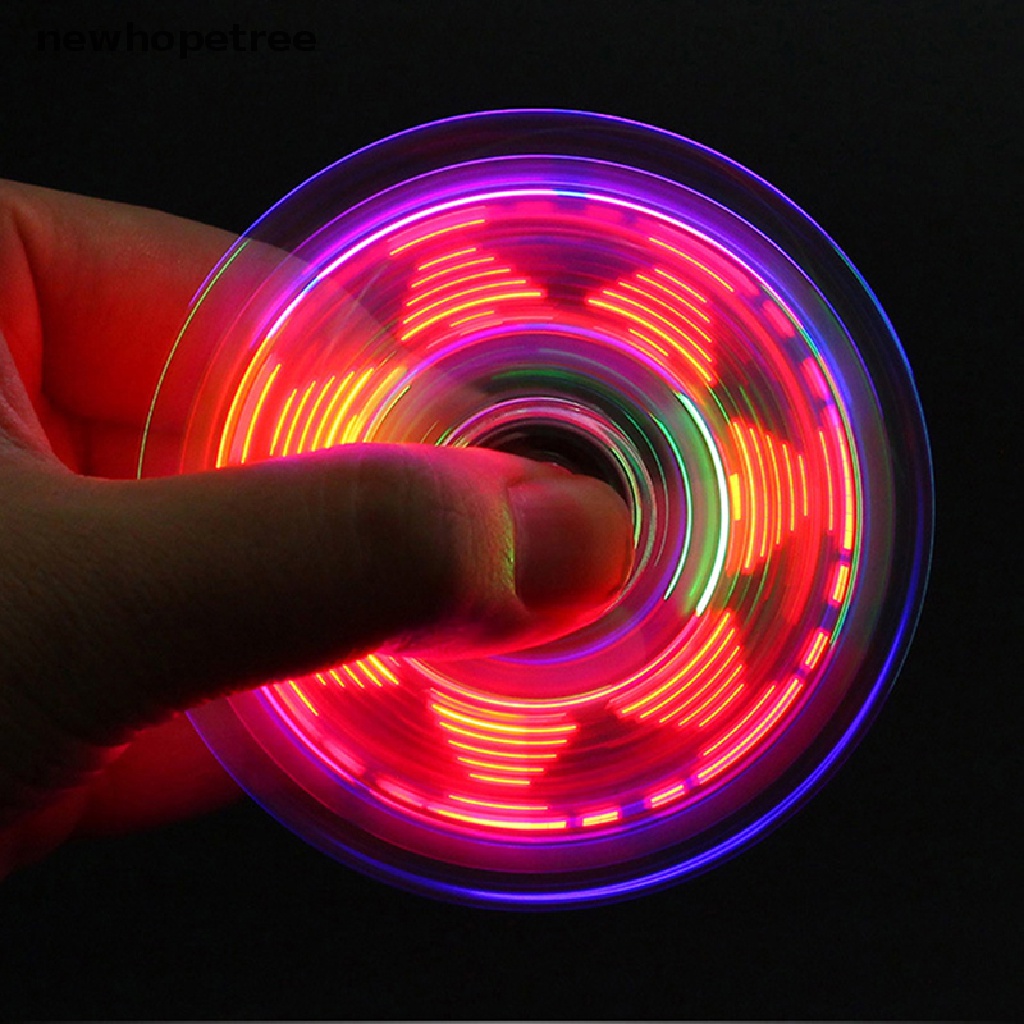 Con quay hồi chuyển đồ chơi fidget spinner với đèn led giúp giảm stress