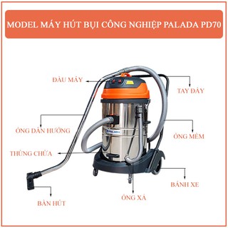 MÁY HÚT BỤI PALADA PD70