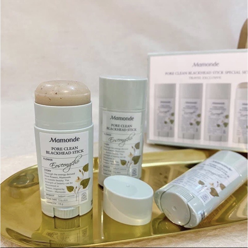 Thanh lăn mụn đầu đen MAMONDE Pore Clean Stick