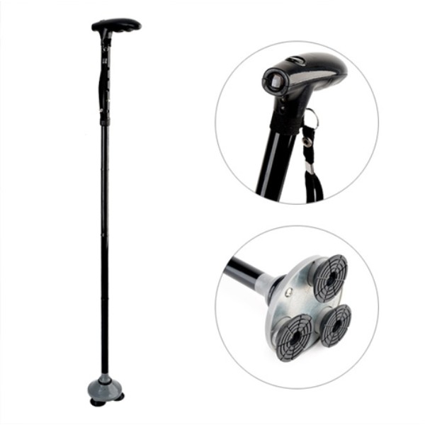 Gậy chống trượt cho người cao tuổi có đèn pin Trusty Cane có thể gập gọn