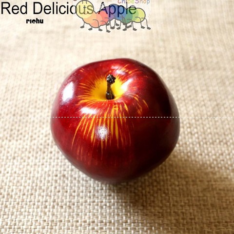 Quả táo nâu đỏ nhựa giống thật - Dạy trẻ mầm non nhận biết các loại hoa quả trái cây