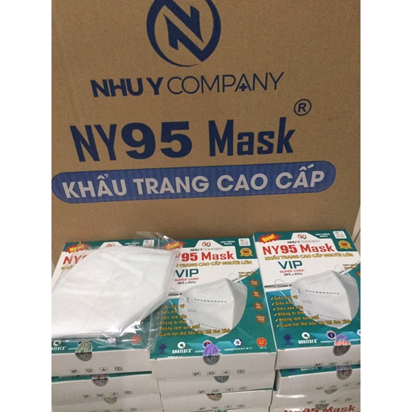 KHẨU TRANG NHƯ Ý NY95 CAO CẤP ( 5 LỚP 1 HỘP 10 CÁI )