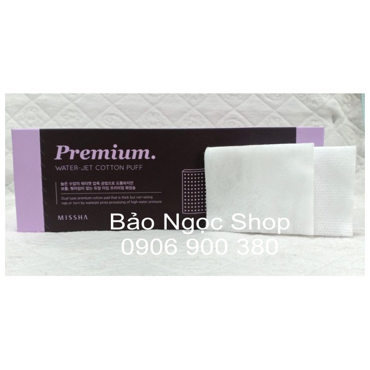 Bông Tẩy Trang Premium - Missha 60 Miếng