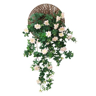 Hoa lụa vải giả treo tường-Hồng leo