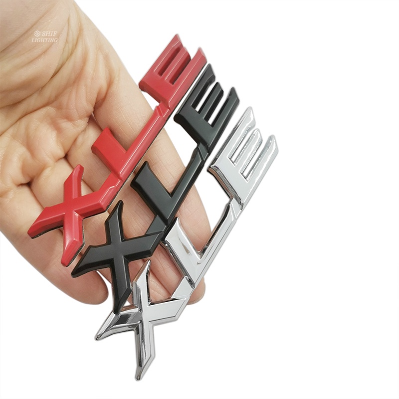 1 x Miếng Dán Chữ XLE Bằng Kim Loại Trang Trí Xe Hơi Cho TOYOTA Gle