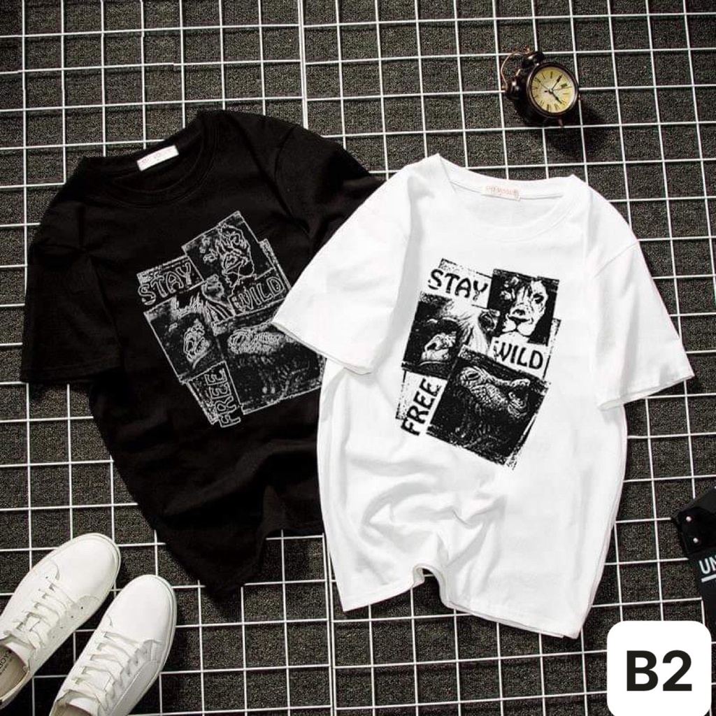 Áo thun unisex - in họa tiết đẹp mắt thời trang cá tính vải dày mịn